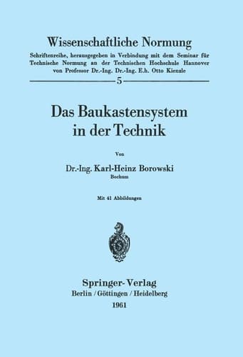 Das Baukastensystem in der Technik