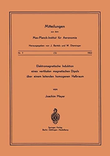 Elektromagnetische Induktion eines vertikalen magnetischen Dipols über einem leitenden homogenen Halbraum