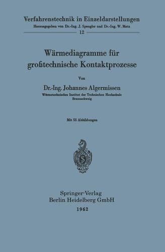 Wärmediagramme für großtechnische Kontaktprozesse