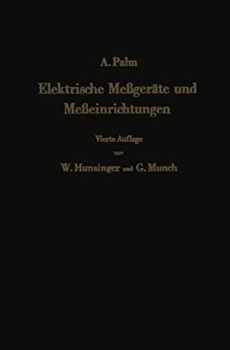 Elektrische Meßgeräte und Meßeinrichtungen