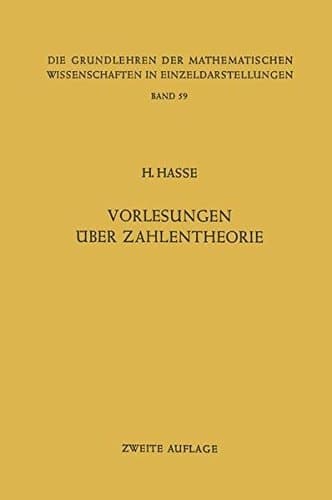 Vorlesungen über Zahlentheorie