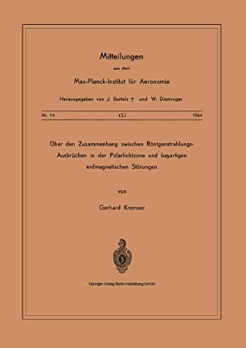 Über den Zusammenhang Zwischen Röntgenstrahlungs-Ausbrüchen in der Polarlichtzone und Bayartigen Erdmagnetischen Störungen