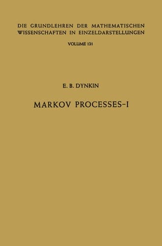 Markov Processes Volume 1