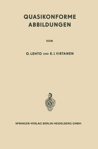 Quasikonforme Abbildungen.