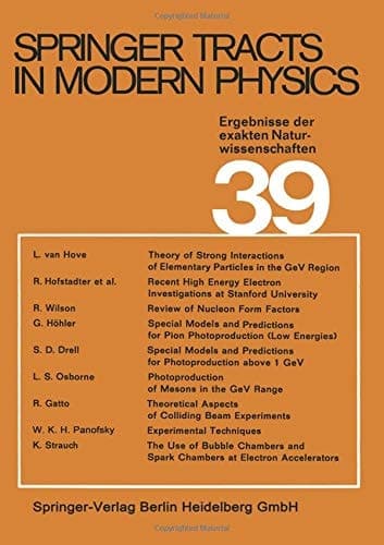 Electron and Photon Interactions at High Energies (Springer Tracts in Modern Physics)