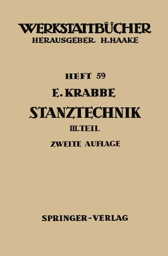 Stanztechnik Teil 3: Grundsätze für den Aufbau der Schnittwerkzeuge