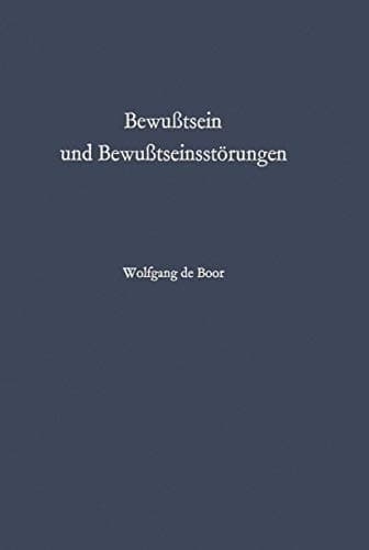 Bewußtsein und Bewußtseinsstörungen Ein II. Beitrag zur Strafrechtsreform