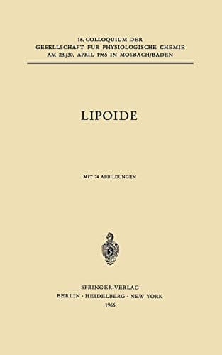 Lipoide 16. Colloqium am 28.-30. April 1965