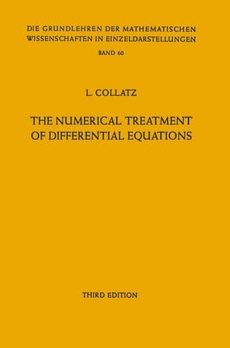 The Numerical Treatment of Differential Equations