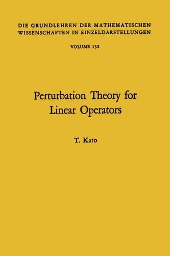 Perturbation theory for linear operators