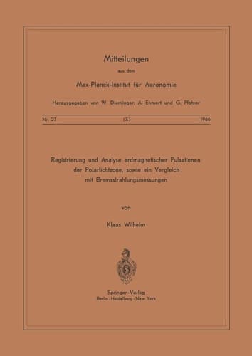 Registrierung und Analyse Erdmagnetischer Pulsationen der Polarlichtzone sowie ein Vergleich mit Bremsstrahlungsmessungen