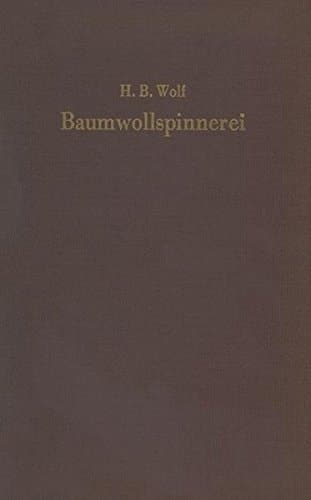 Baumwollspinnerei Technologie und Maschinen