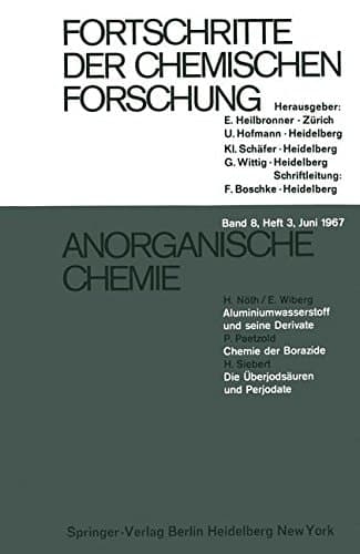 Anorganische Chemie (Topics in Current Chemistry) (German Edition)