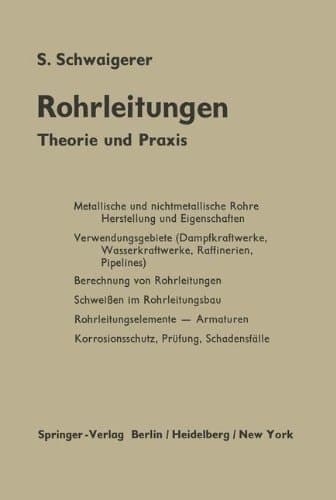 Rohrleitungen: Theorie und Praxis (German Edition)
