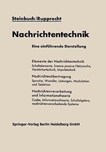 Nachrichtentechnik: Eine einführende Darstellung (German Edition)