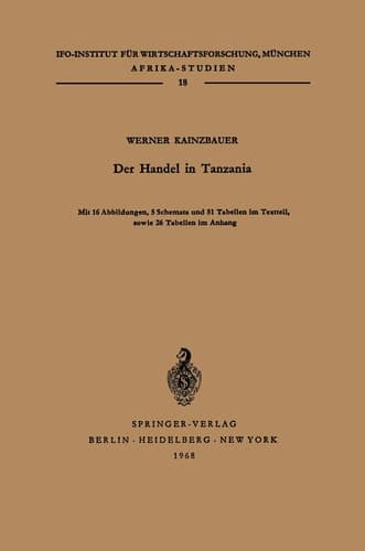 Der Handel in Tanzania (Afrika-Studien, 18) (German Edition)