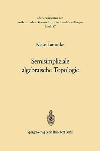 Semisimpliziale algebraische Topologie