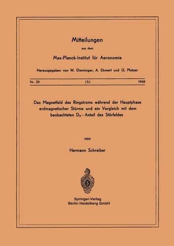 Das Magnetfeld des Ringstroms während der Hauptphase Erdmagnetischer Stürme und ein Vergleich mit dem Beobachteten Dst - Anteil des Störfeldes