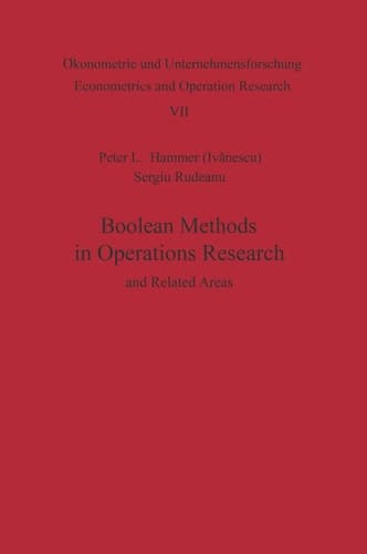 Boolean Methods in Operations Research and Related Areas