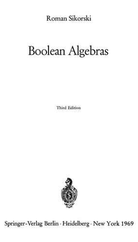 Boolean Algebras