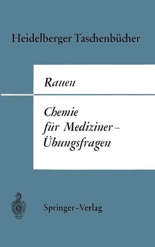 Chemie für Mediziner―Übungsfragen (Heidelberger Taschenbücher, 52) (German Edition)