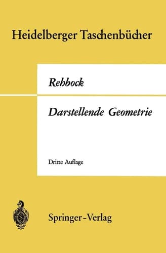 Darstellende Geometrie (Heidelberger Taschenbücher, 64) (German Edition)