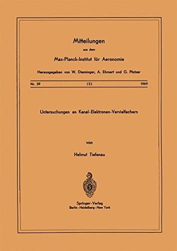 Untersuchungen an Kanal-Elektronen-Vervielfachern