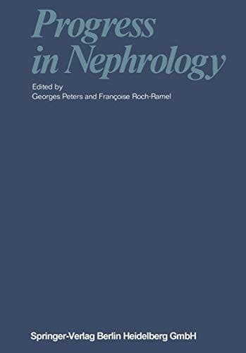 Progress in Nephrology Proceedings of the Vth Symposium of the “Gesellschaft für Nephrologie”, held in Lausanne (Switzerland) 21–23 September 1967