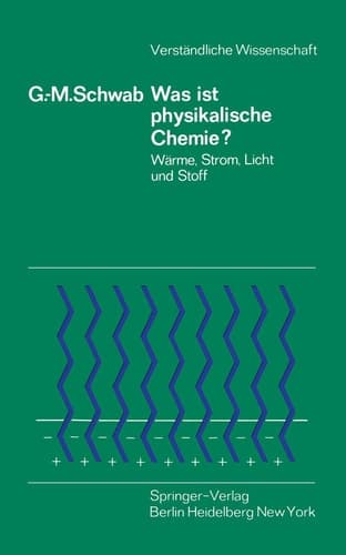 Was ist physikalische Chemie?: Wärme, Strom, Licht und Stoff (Verständliche Wissenschaft, 102) (German Edition)