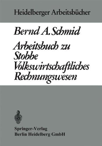 Arbeitsbuch Zu "Stobbe Volkswirtschaftliches Rechnungswesen."