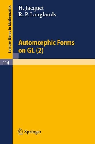 Automorphic Forms on GL (2): Part 1 (Lecture Notes in Mathematics, 114)