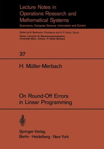 On Round-Off Errors in Linear Programming