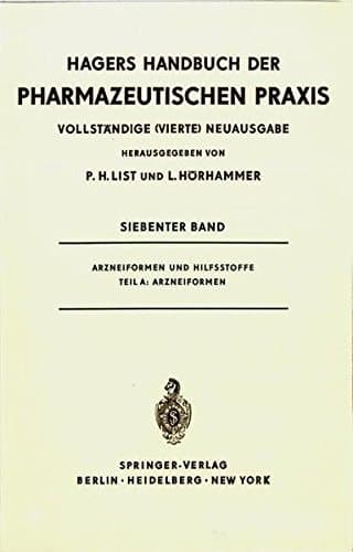 Arzneiformen und Hilfsstoffe Teil A: Arzneiformen