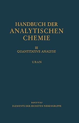Elemente der Sechsten Nebengruppe Uran