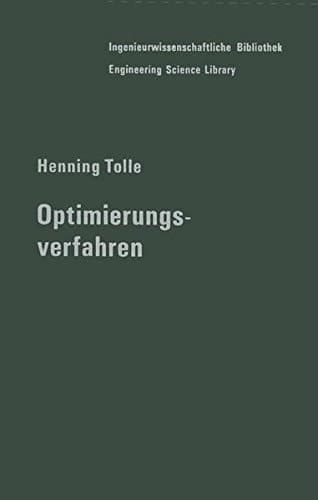 Optimierungsverfahren Für Variationsaufgaben mit gewöhnlichen Differentialgleichungen als Nebenbedingungen