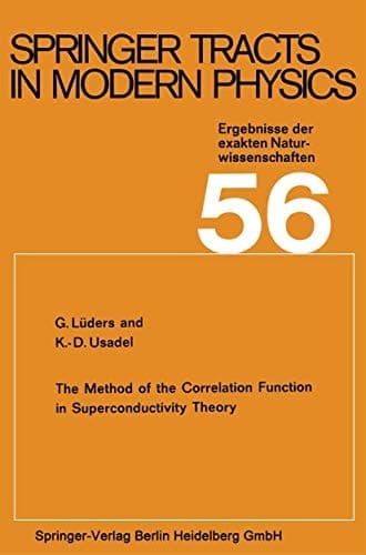 The Method of the Correlation Function in Superconductivity Theory