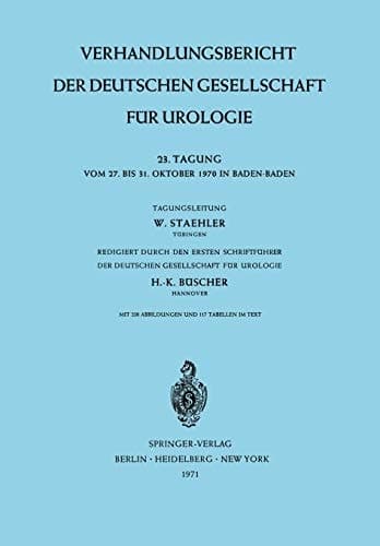 23. Tagung vom 27. bis 31. Oktober 1970 in Baden-Baden