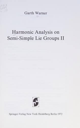 Harmonic Analysis on Semi-Simple Lie Groups II