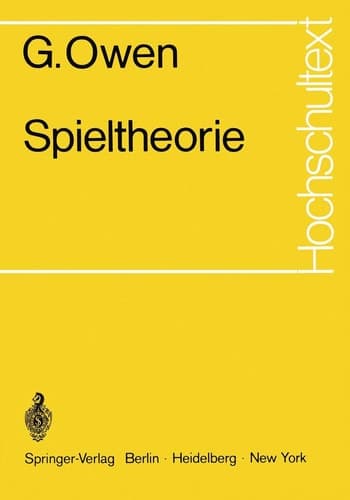 Spieltheorie (Hochschultext) (German Edition)