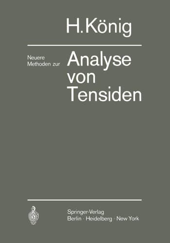 Neuere Methoden zur Analyse von Tensiden (German Edition)
