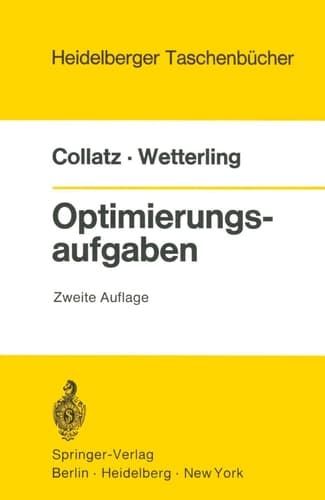 Optimierungsaufgaben. Zweite Auflage (German Edition)