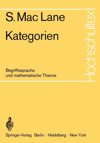 Kategorien Begriffssprache und mathematische Theorie
