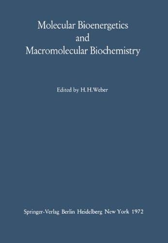 Molecular Bioenergetics and Macromolecular Biochemistry: Meyerhof-Symposium Heidelberg, July 5–8, 1970