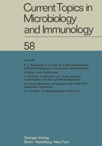 Current Topics in Microbiology and Immunology Ergebnisse der Mikrobiologie und Immunitätsforschung