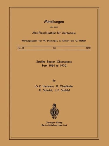 Satellite Beacons Observations from 1964 to 1970