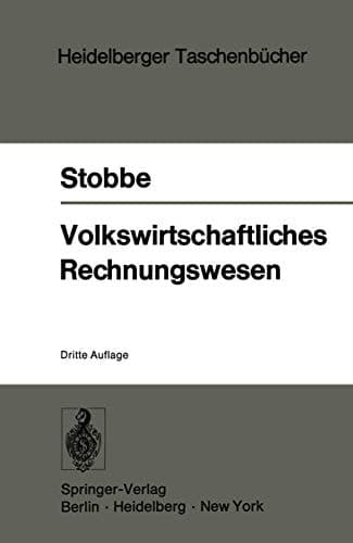 Volkswirtschaftliches Rechnungswesen (Heidelberger Taschenbücher) (German Edition)