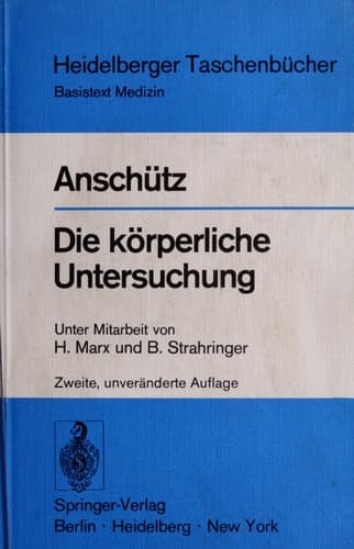 Die körperliche Untersuchung. (Heidelberger Taschenbücher) (German Edition)