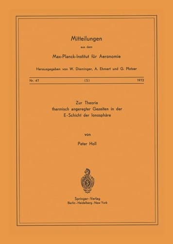 Zur Theorie Thermisch Angeregter Gezeiten in der E-Schicht der Ionosphäre