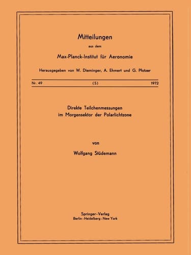 Direkte Teilchenmessungen im Morgensektor der Polarlichtzone