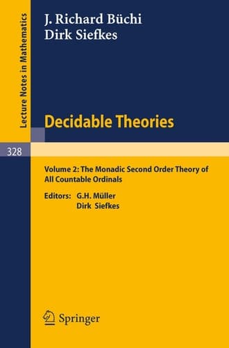 Decidable Theories Vol. 2: The Monadic Second Order Theory of All Countable Ordinals